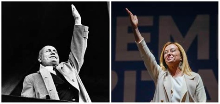 Meloni Mussolini