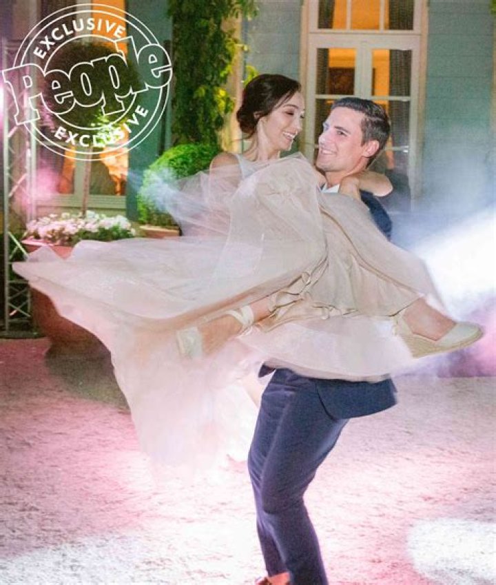 Meryl Davis and Fedor Andreev Celebrity Wedding Pictures 2019
