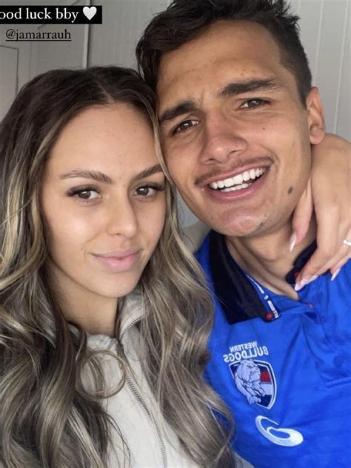 Mia Fevola seen with AFL Demon’s player Steven May at Electric
