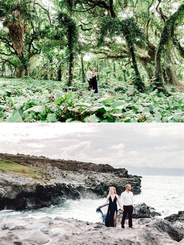 Mia Maples&rsquo; Maui Engagement Photos Love + Water