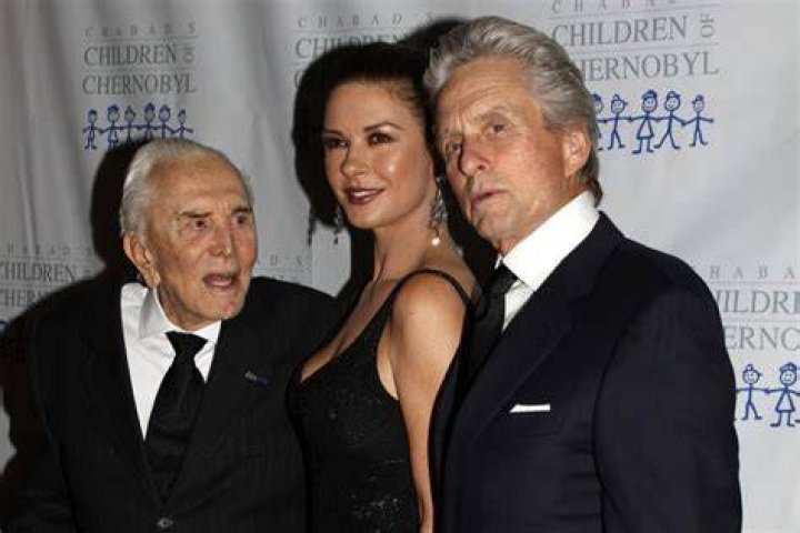 Michael Douglas Celebrates Dad Kirk's 100th Birthday With Wife