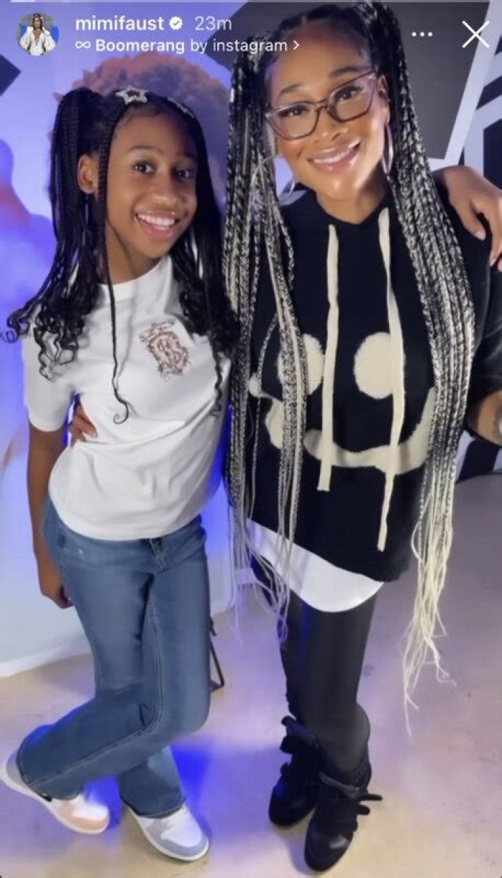 Mimi Faust and daughter Eva Celebrity kids, Mimi faust, Daughter