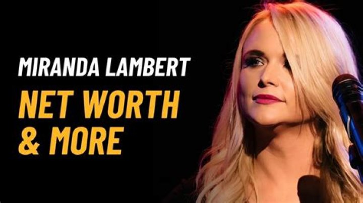 Miranda Lambert Net Worth, Salary, Age, Height, Bio, Family, Career