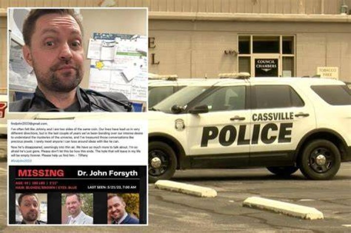 Missing Missouri Doctor John Forsyth found dead Missing Missouri Doctor John Forsyth found dead