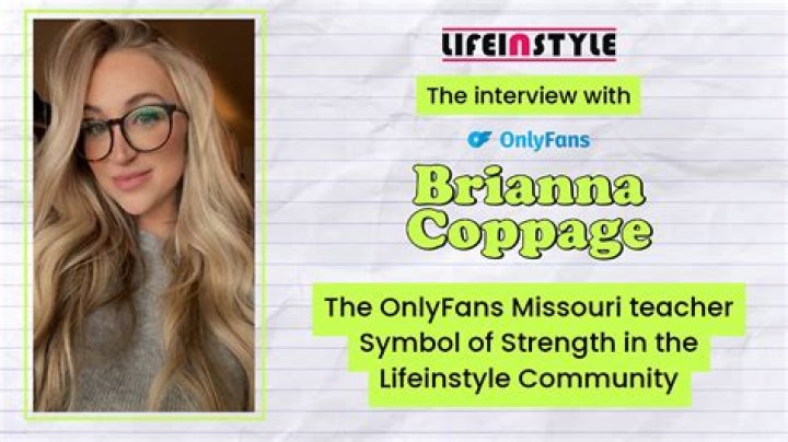 Missouri teacher Brianna Coppage was put on leave for having an