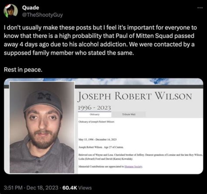 Mitten Squad Death Cause Revealed