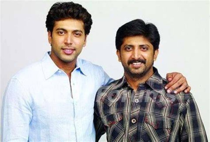 Mohan Raja and Jayam Ravi Celebrities with their Parents