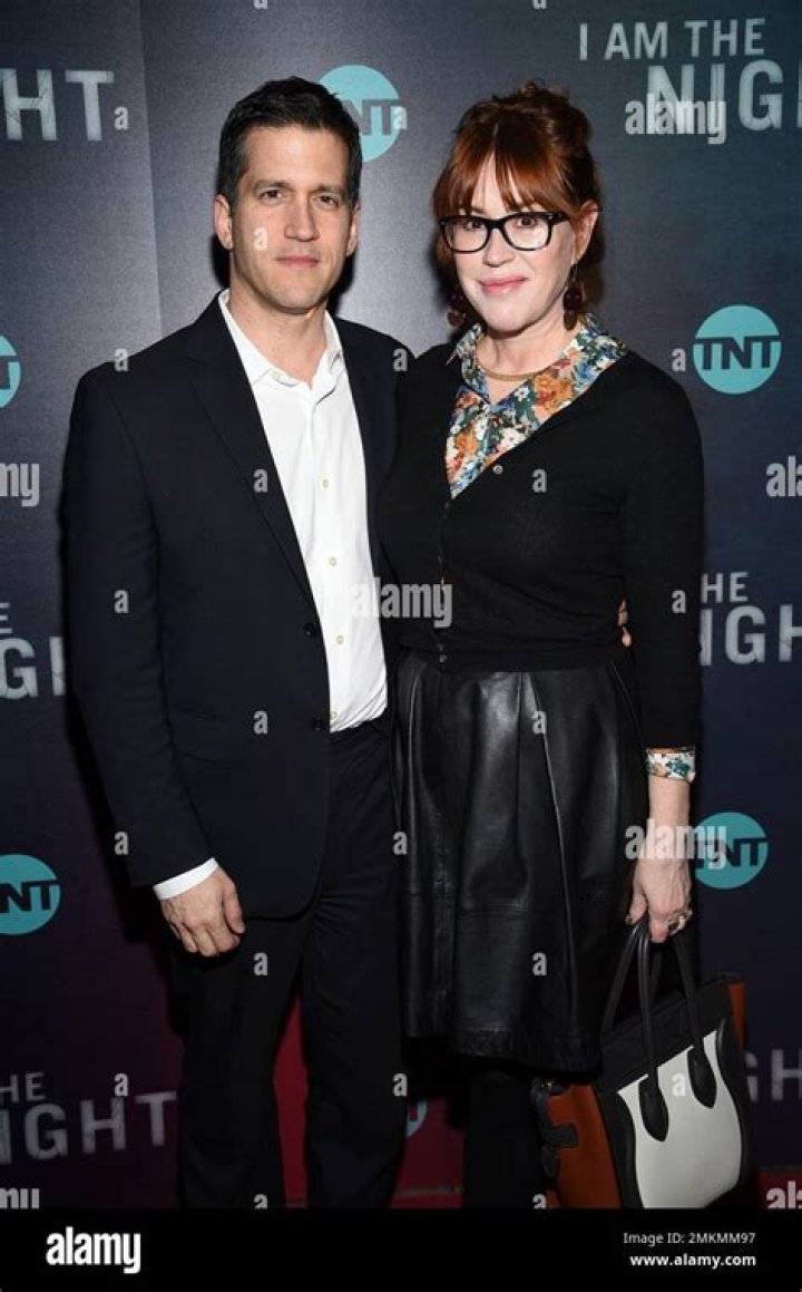 Molly Ringwald and husband Panio Gianopoulos at the Los Angeles