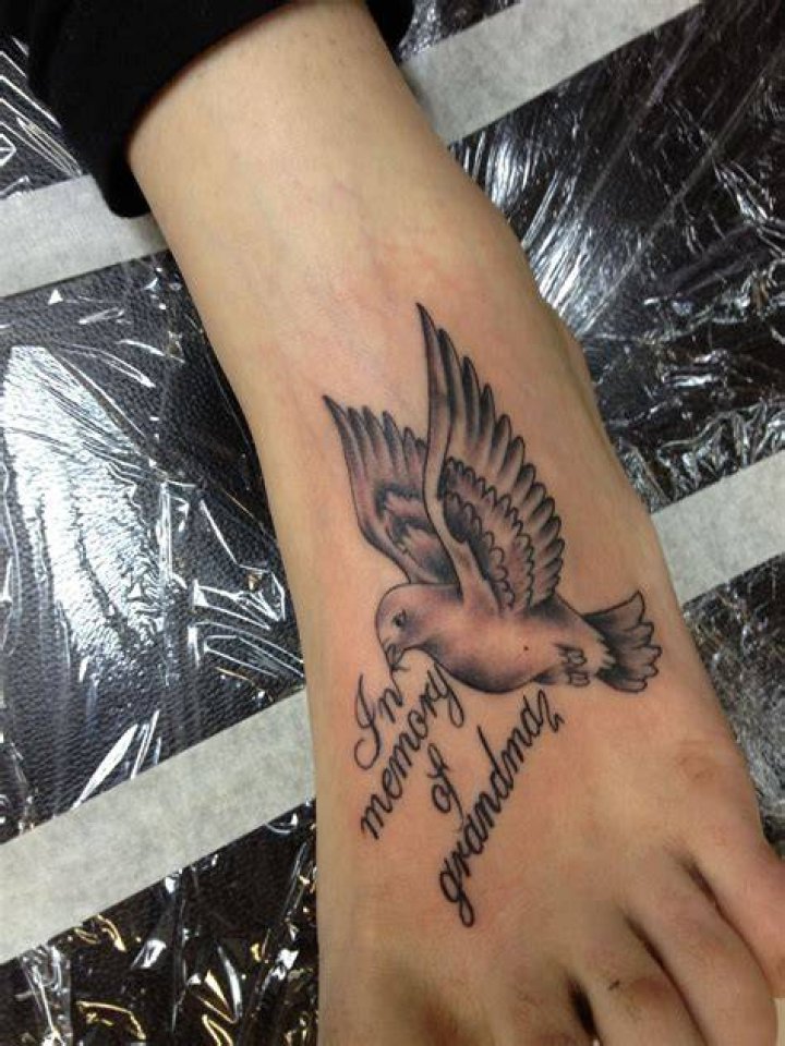 mytattoo inmemory grandma tattoos birds Best friend quotes