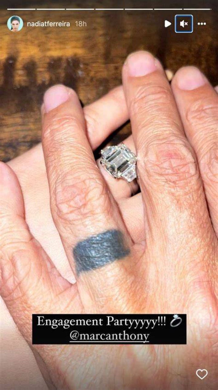 Nadia Ferreira Flaunts 10Carat Engagement Ring from Marc Anthony