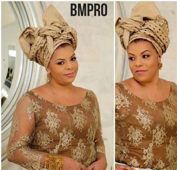 Nana Otedola AKA Mama Cupps Loves her AvantGarde Gele! BellaNaija