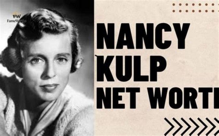 Nancy Kulp Net Worth, Bio, Height, Family, Age, Weight, Wiki 2024
