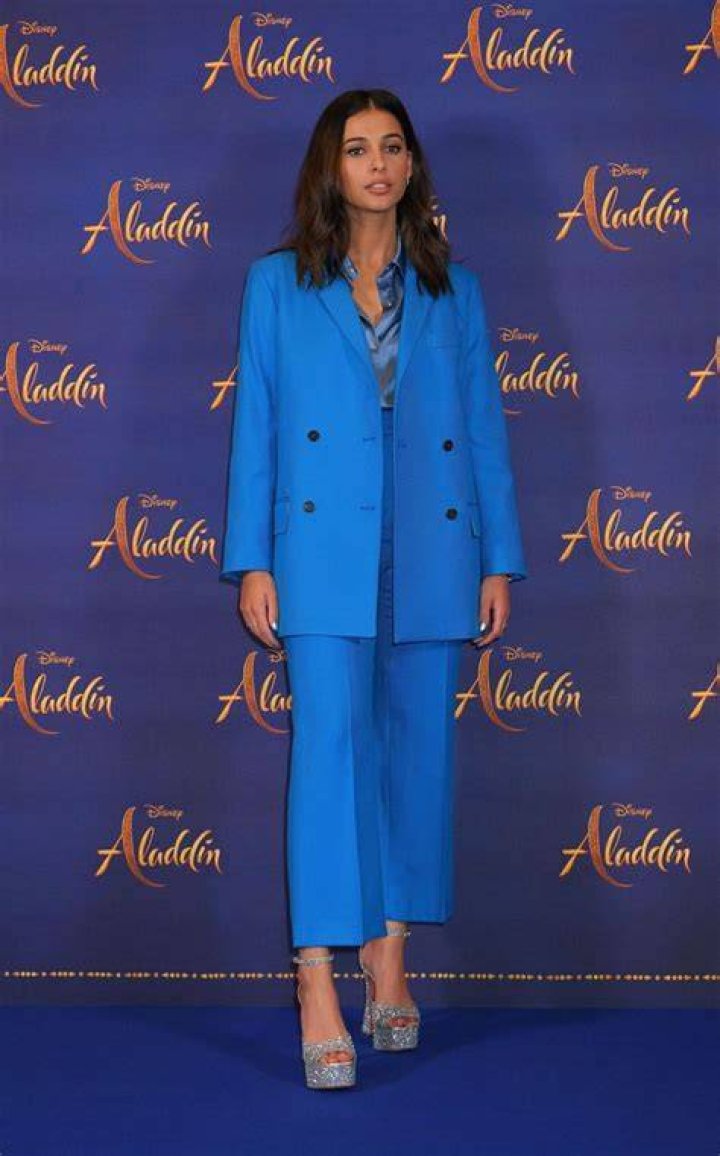 NAOMI SCOTT at Aladdin Press Conference in London 05/10/2019 HawtCelebs