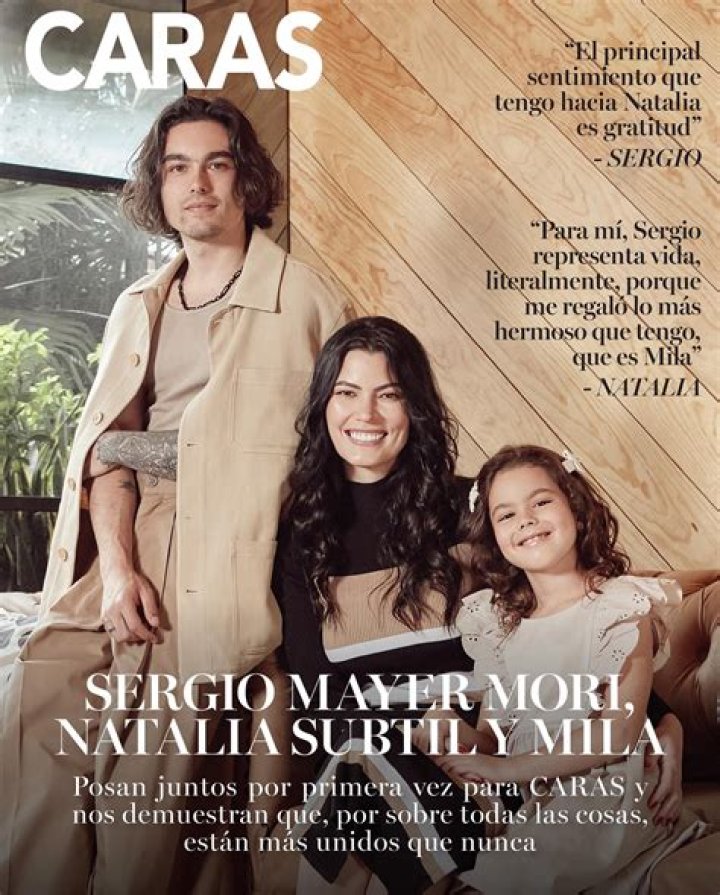 Natália Subtil and Sergio Mayer Mori celebrate their daughter Mila's