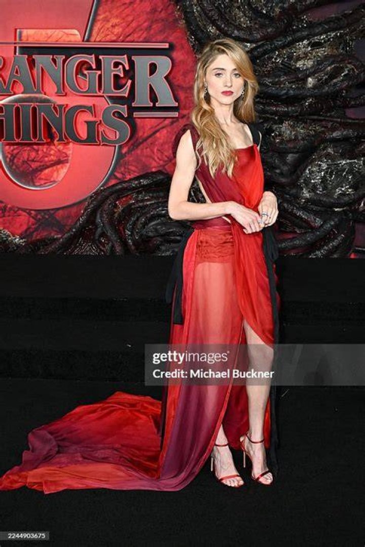 Natalia Dyer at the Stranger Things Premiere in Los Angeles Celeb Donut