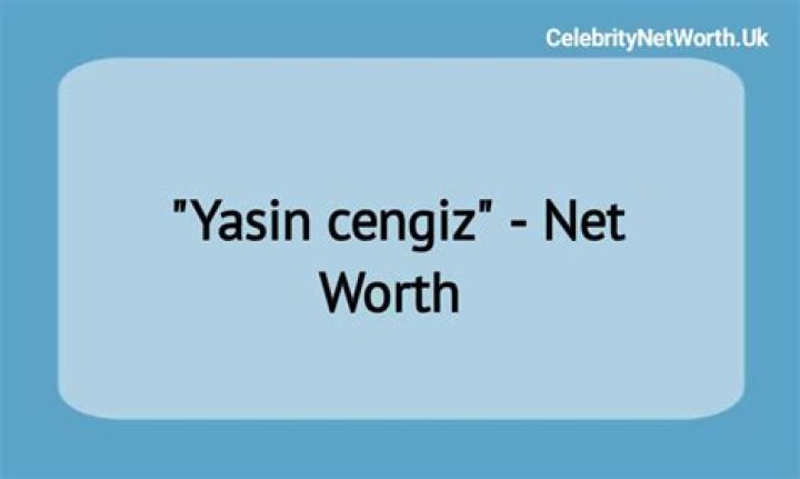 NetworthElite Yasin Cengiz Net Worth The Success Story of a TikTok Star
