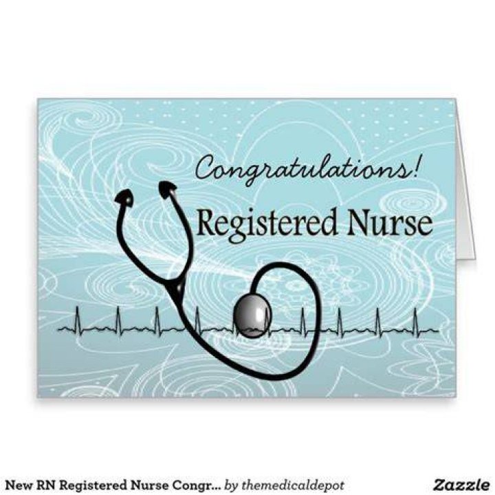 New RN Registered Nurse Congratulations Card Zazzle