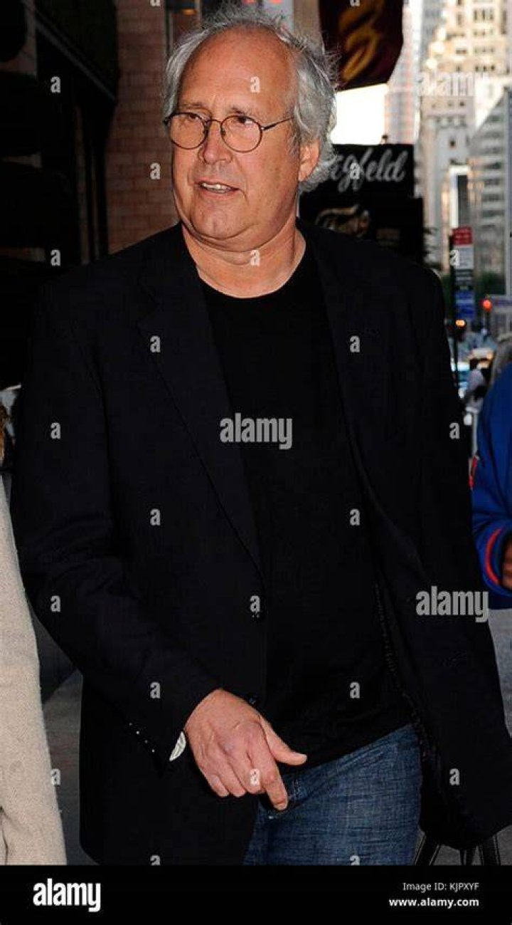 NEW YORK OCTOBER 07 Actor Chevy Chase and his wife Jayni Luke Stock