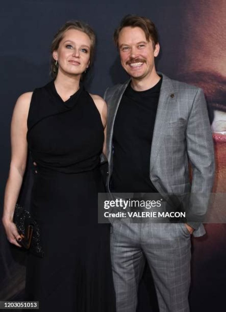 New Zealand actor Michael Dorman and his wife Marie Jachimoicz arrive
