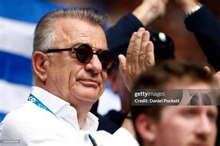 News Photo Kostas Sakkaris, father of Maria Sakkari of... Still Image