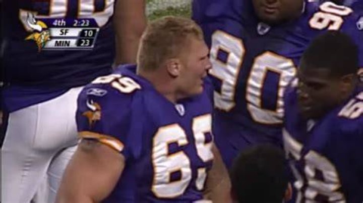 NFL releases rare footage of Brock Lesnar playing for the Vikings