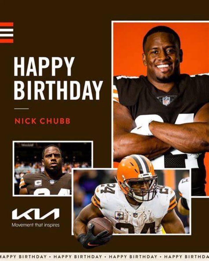 Nick Chubb Birthday 2023 (December 27, 2023) Year In Days