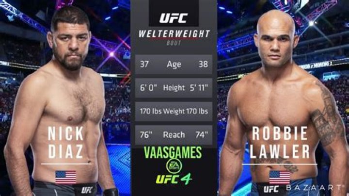 Nick Diaz vs Robbie Lawler confirmed with UFC favourite to take on
