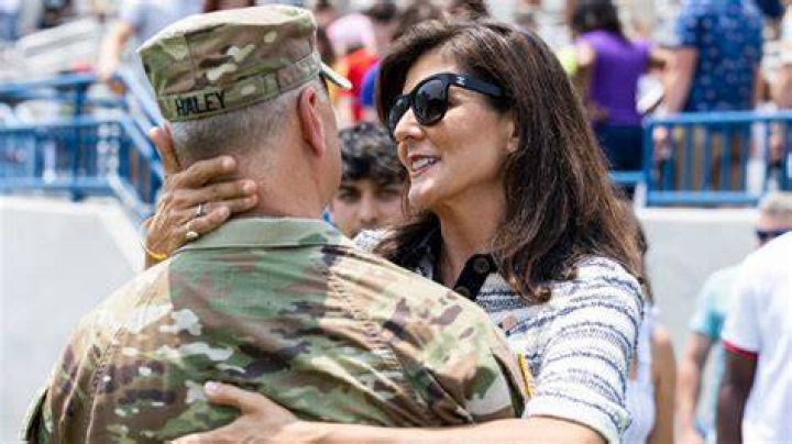 Nikki Haley calls husband's National Guard deployment a 'moment of