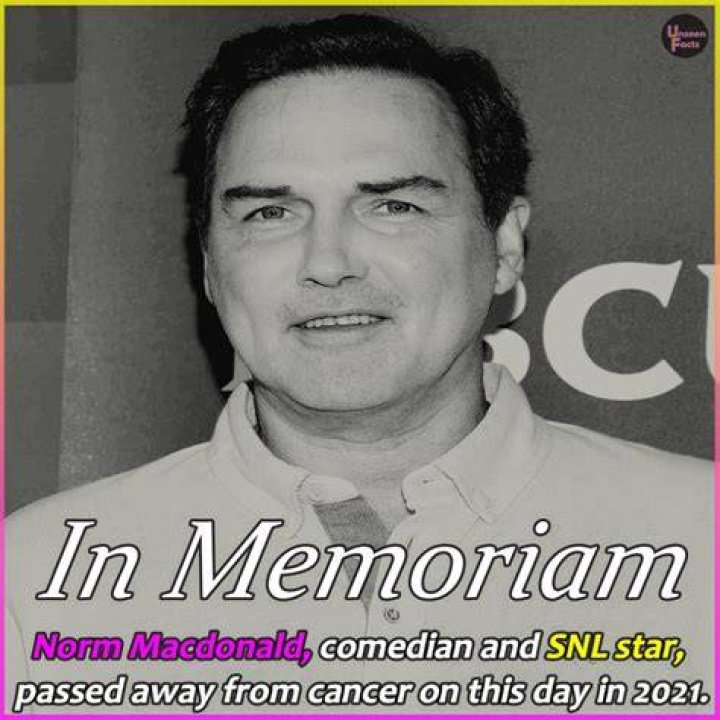 Norm Macdonald, Comedian and SNL Actor, Dies at 61 Pitchfork