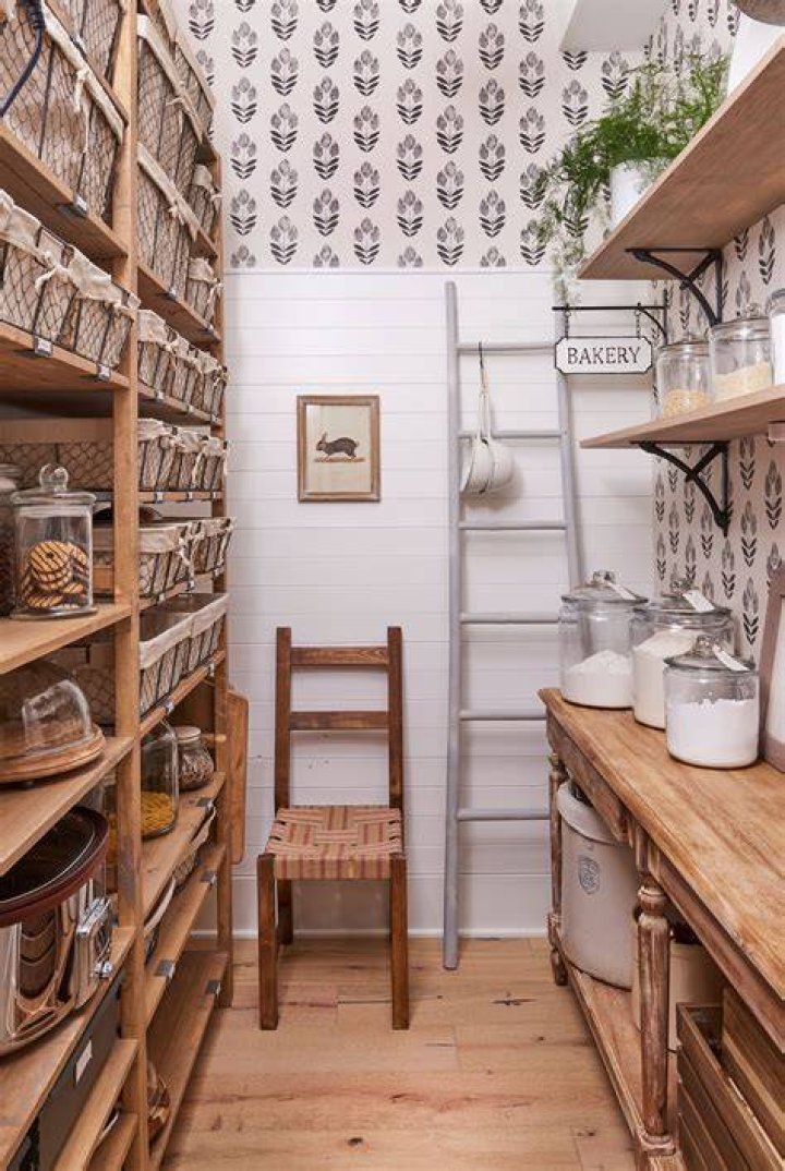 Old pool used as pantry for poor