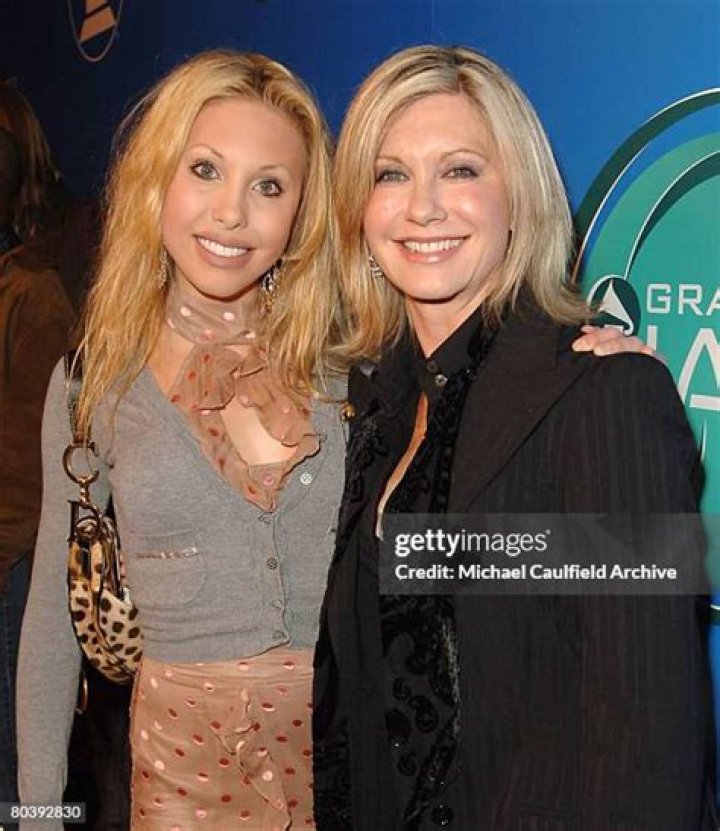Olivia NewtonJohn and daughter Chloe Famous celebrity couples, Cute celebrity couples