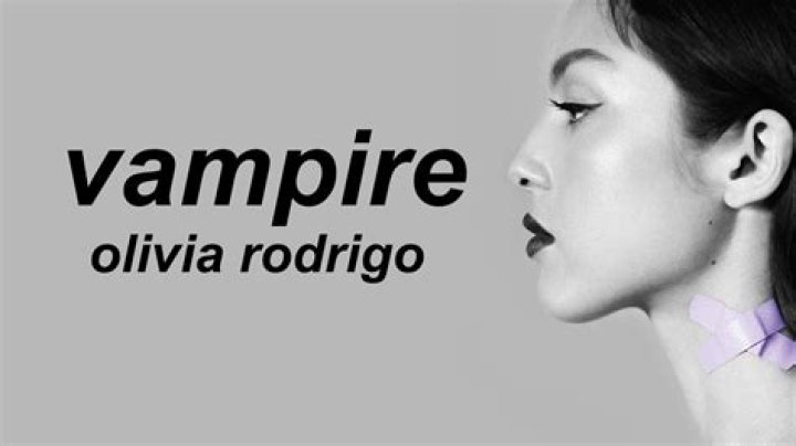 Olivia Rodrigo Vampire Songtext