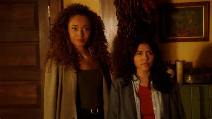 OLIVIA SWANN and LISSETH CHAVEZ on the Set of Legends of Tomorrow in