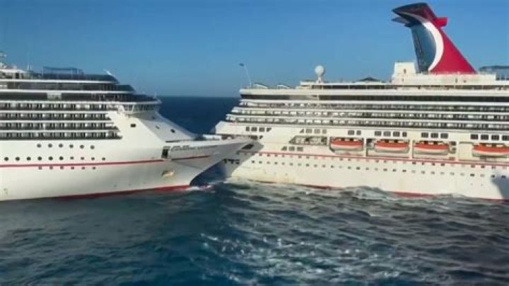 One Carnival Cruise Ship Hits Another, Injuring 6 The New York Times