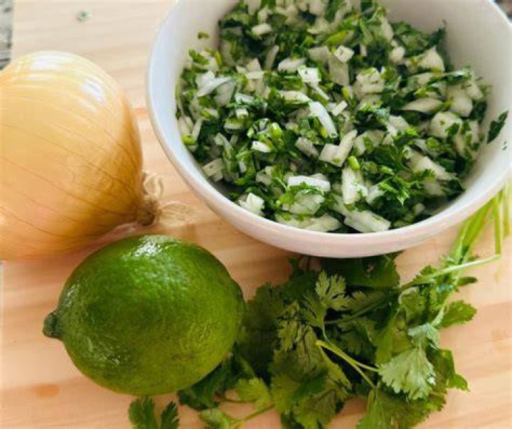 onion cilantro Google Search Cilantro salsa, Carne asada, Recipes