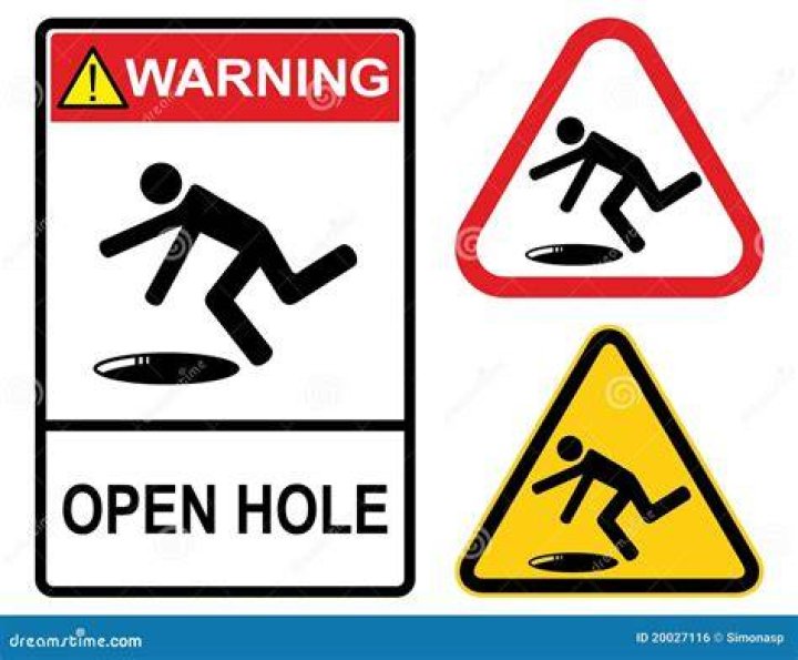 Open hole stock vector. Illustration of isolated, alert 20027116