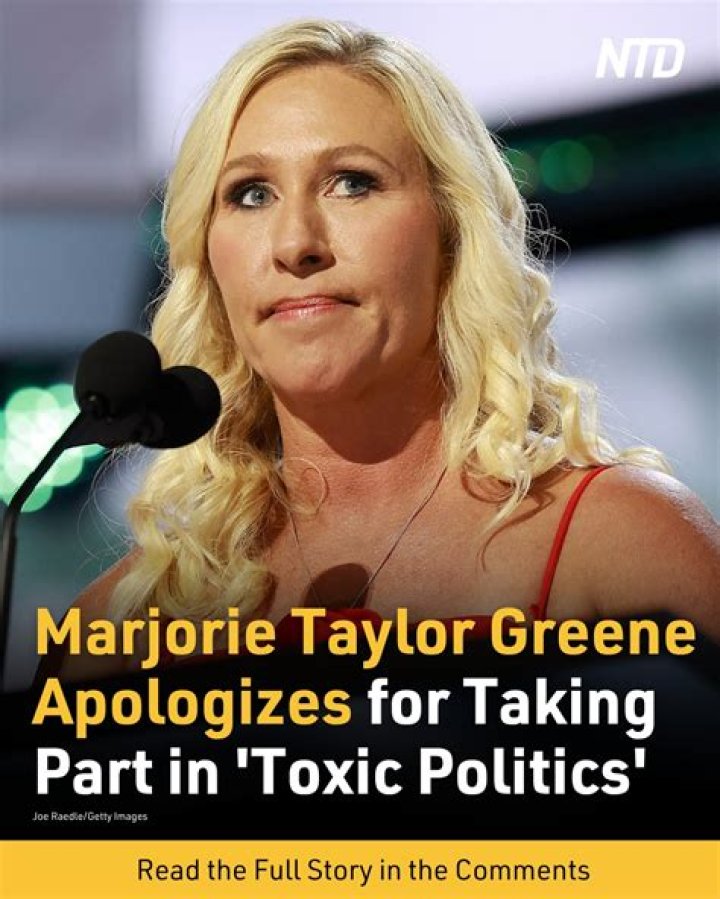 Opinion Marjorie Taylor Greene Apologized and Got a Standing Ovation