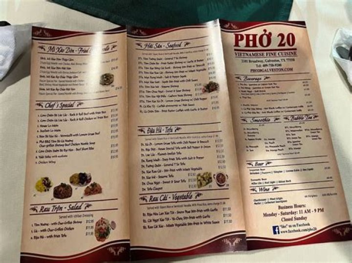 Order Pho 20 Menu Delivery【Menu & Prices】 Philadelphia Uber Eats