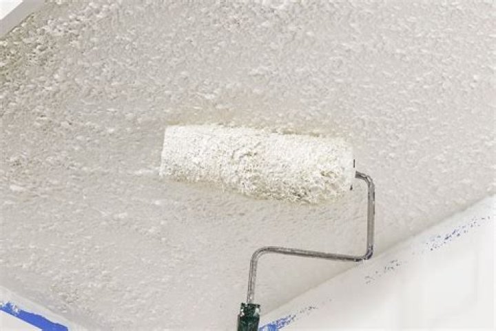 Painting Popcorn Ceilings &bull; REFASHIONABLY LATE
