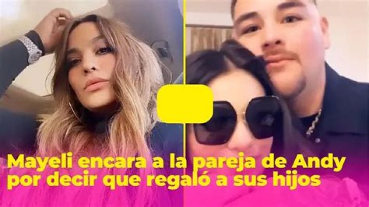 Pareja de Andy Ruiz Jr. responde a cr&iacute;ticas tras acusar a Mayeli Alonso