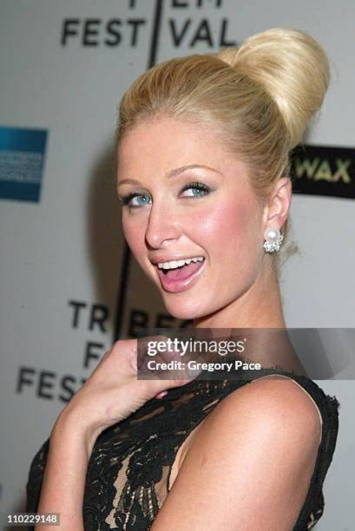 PARIS HILTON at 4th Annual Red Carpet PreGrammy Celebration at