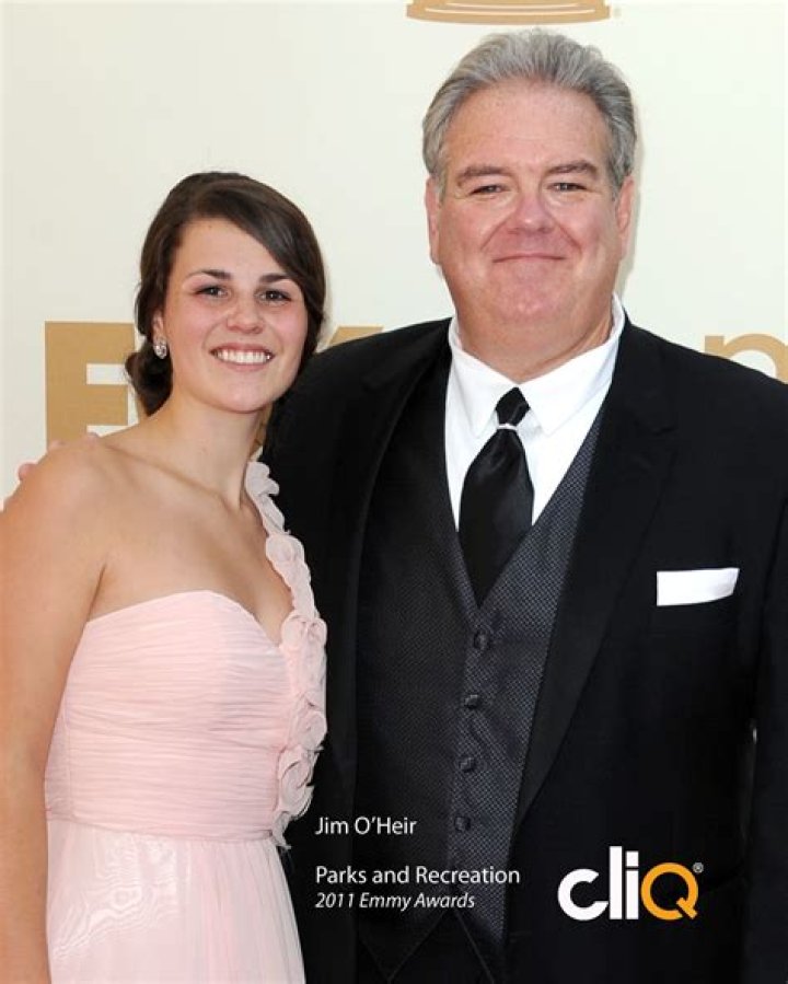 Parks and Rec star Jim O'heir wearing a Cliq&reg; tie accent on the red