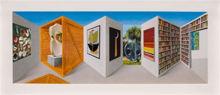 PATRICK HUGHES (B. 1939), St. Ives Christie&rsquo;s