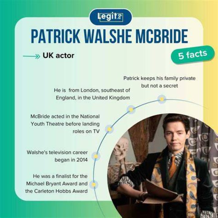 Patrick Walshe Mcbride Wikipedia, Biography, Partner, Relationship, Age