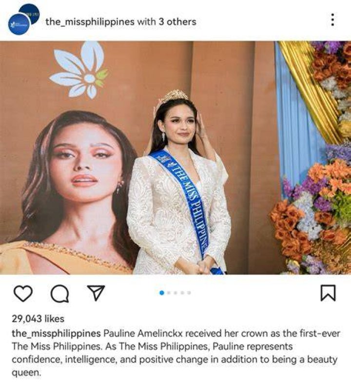 Pauline Amelinckx from Philippines Miss Supranational 2023 1st