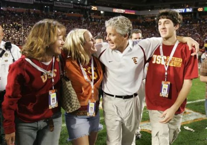 Pete Carroll family, 1st & 2nd wives, children, parents, siblings