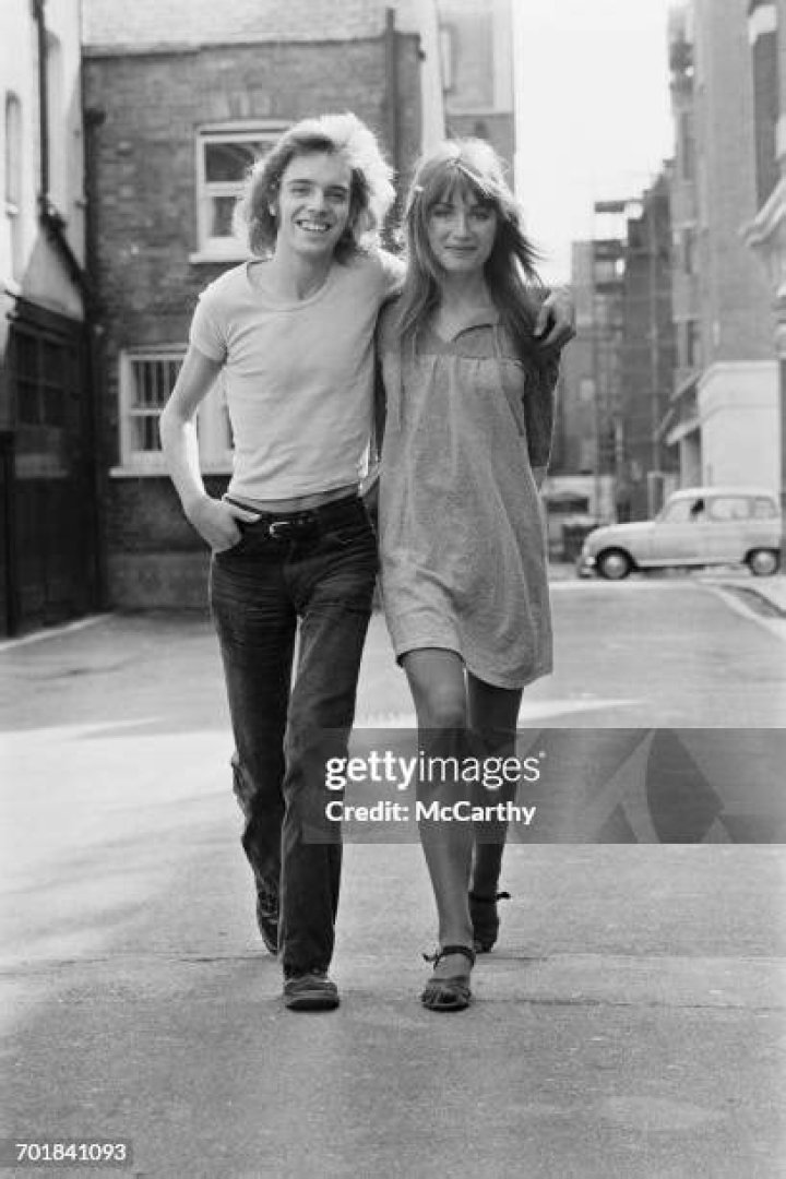 Peter Frampton and his girlfriend (later his wife) Mary Lovett, UK