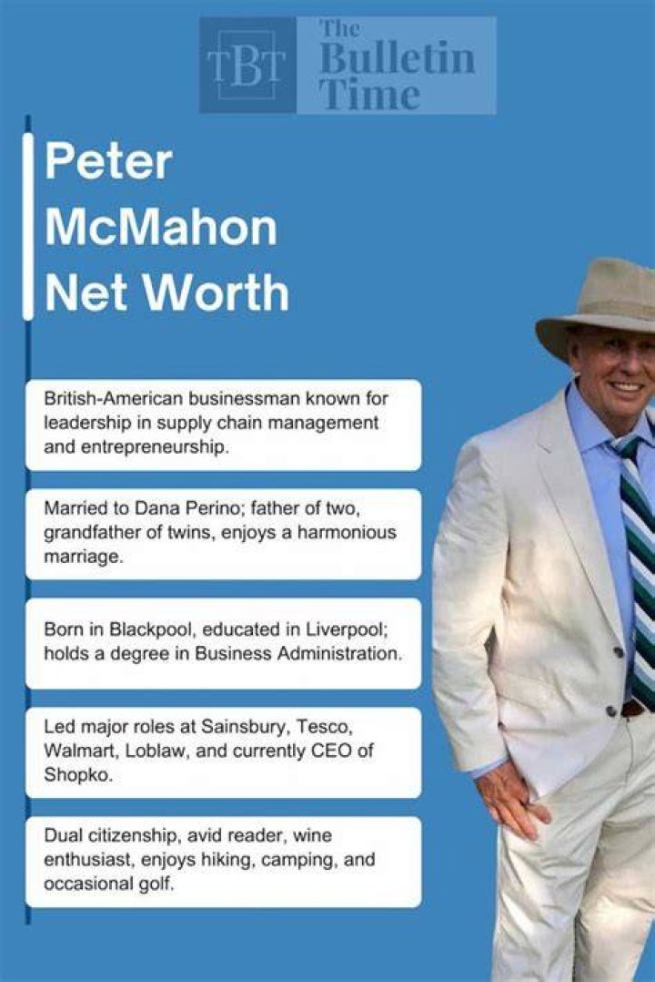 Peter Mcmahon Net Worth, Salary, Age, Height, Bio, Family, Career