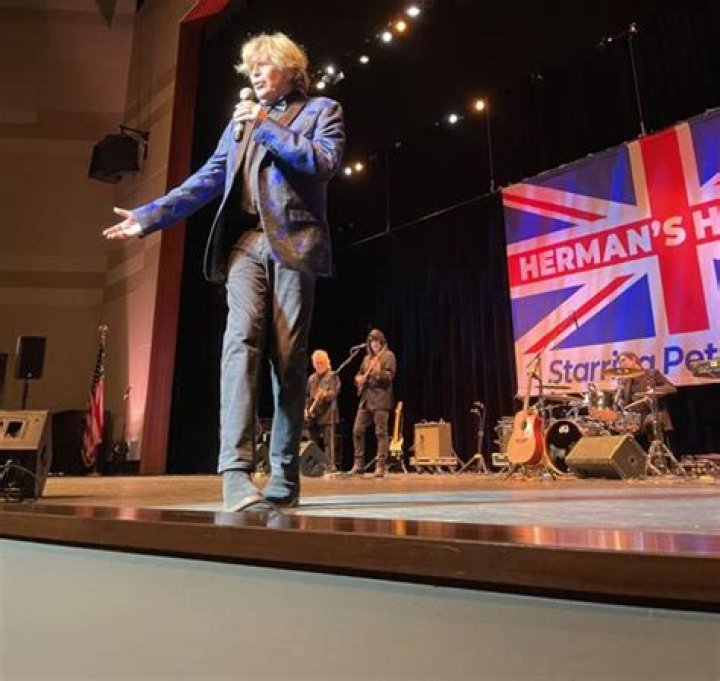 Peter Noone of Herman's Hermits with his new bride Mireille Strasser