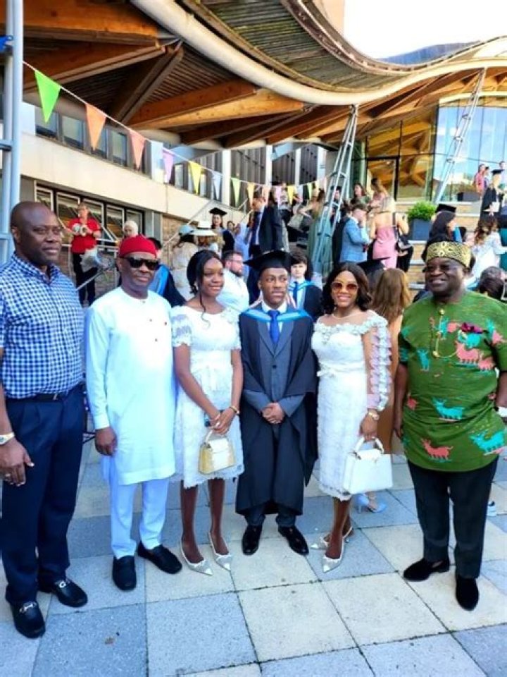 PHOTO Meet Governor Wike's son, Jordan that just graduated from UK